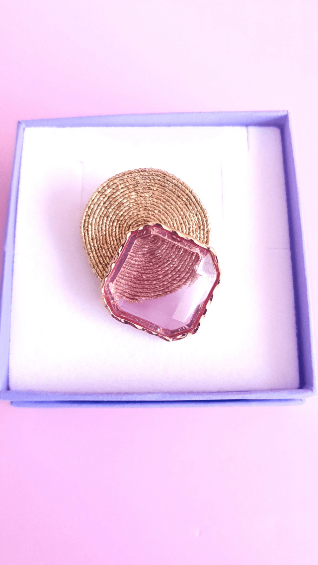 Broche Tourbillons lilas